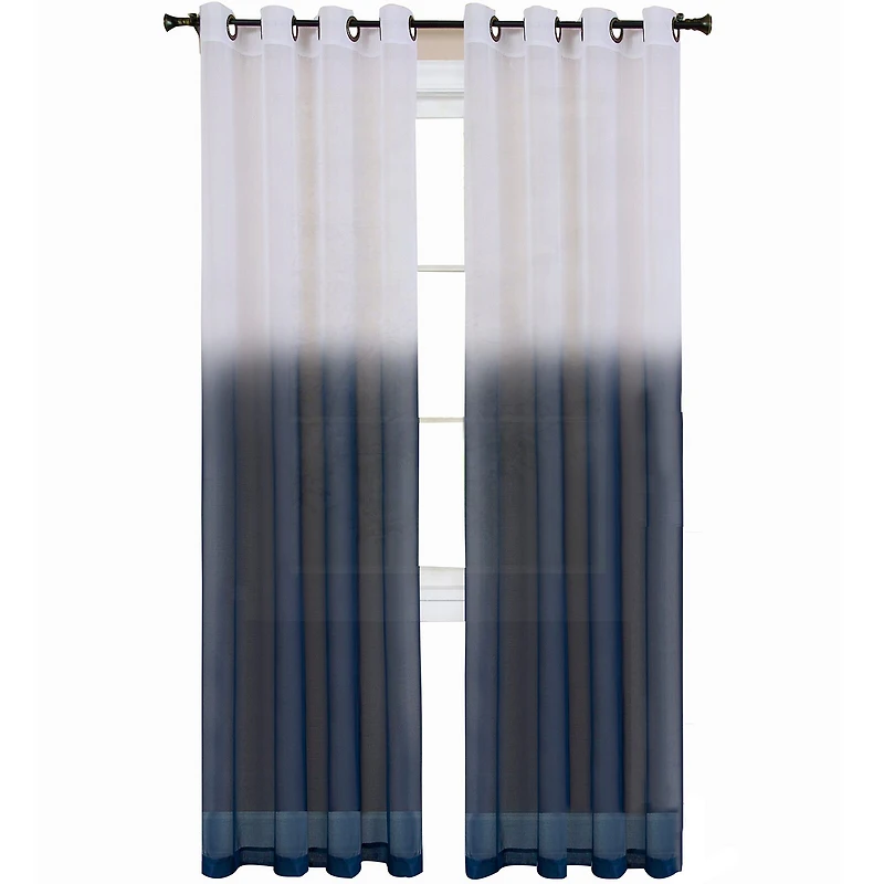 Essence Grommet Top Sheer Single Curtain Panel
