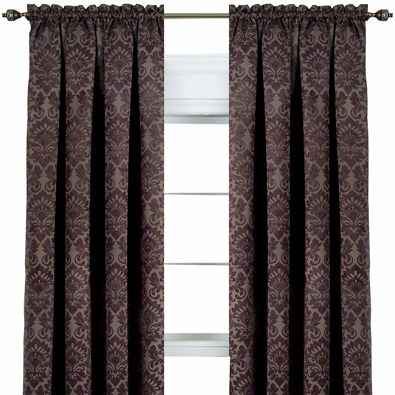 Sutton Rod Pocket Blackout Single Curtain Panel