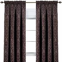 Sutton Rod Pocket Blackout Single Curtain Panel