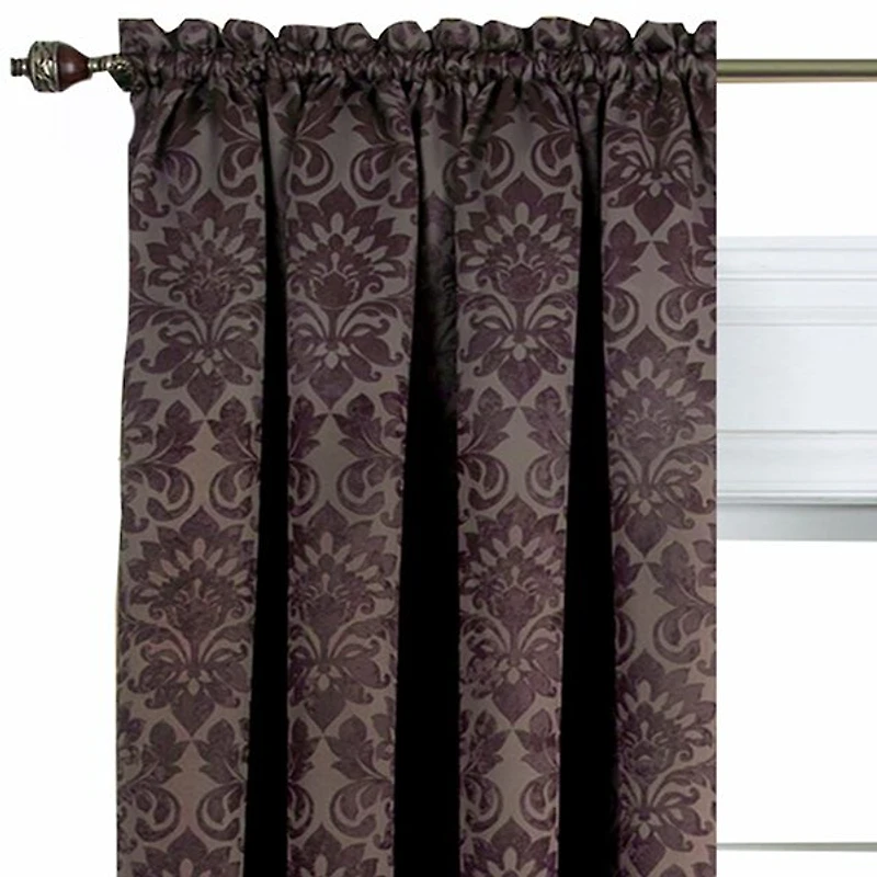 Sutton Rod Pocket Blackout Single Curtain Panel