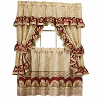 Rod Pocket Kitchen Curtains & Drapes Window Set