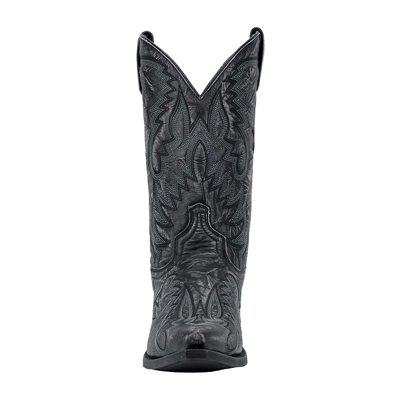 Laredo Mens Garrett Block Heel Cowboy Boots