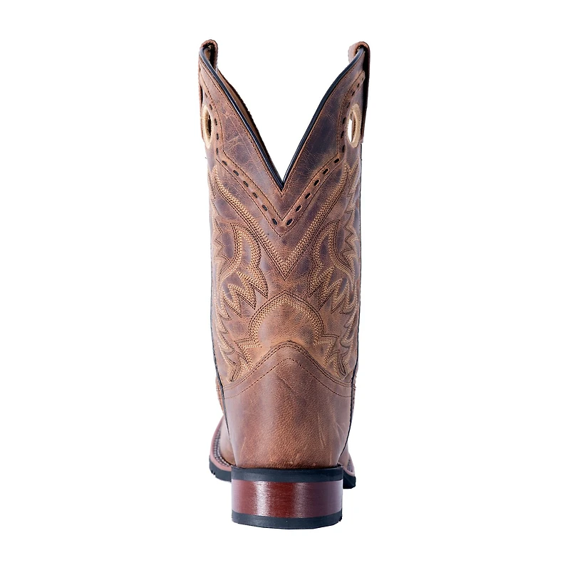 Laredo Mens Kane Block Heel Cowboy Boots
