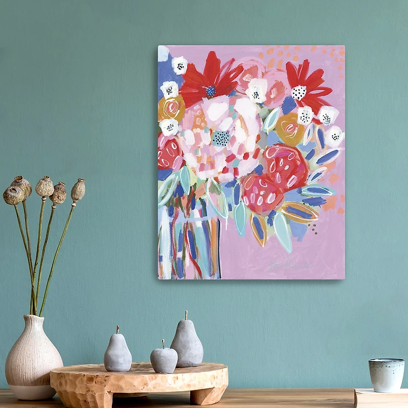 Lumaprints Tell Me A Story With Flowers Canvas Art