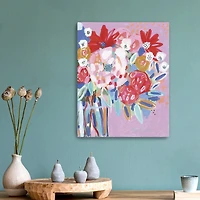 Lumaprints Tell Me A Story With Flowers Canvas Art