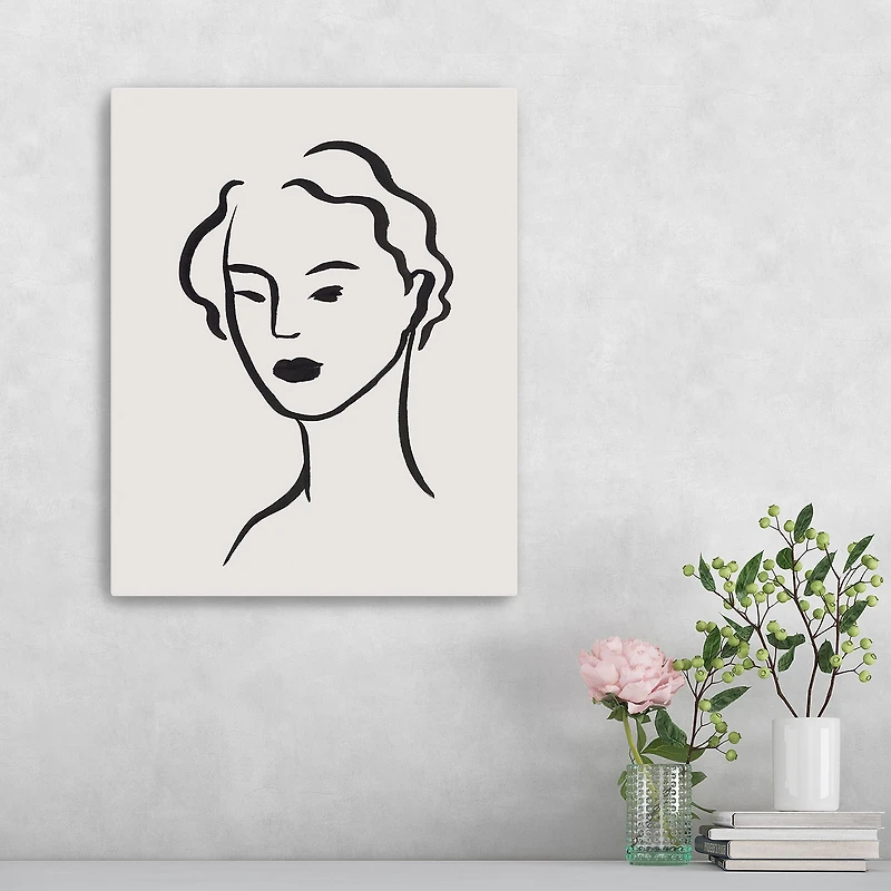 Lumaprints Figurative Face I Modern Canvas Art