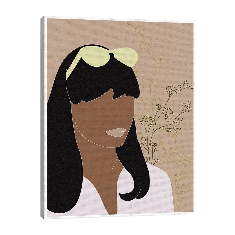 Lumaprints Hawaii Smpl Wom Flourish Portrait Canvas Art