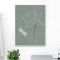 Lumaprints Japanese Art Style Drawing Canvas Art