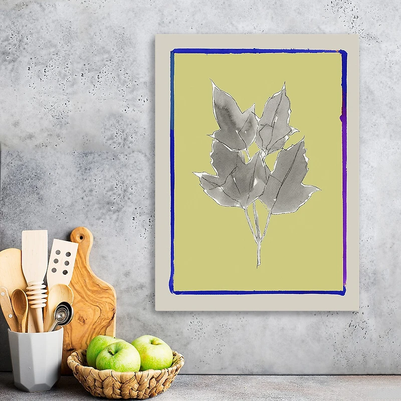 Lumaprints Botanic Yellow I Modern Canvas Art