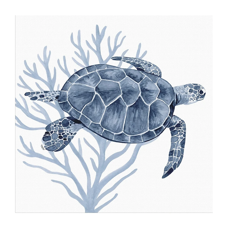 Lumaprints Deep Blue Sea Xvii Coastal Canvas Art