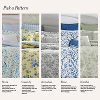 Laura Ashley Bramble Floral 7-pc. Midweight Comforter Set