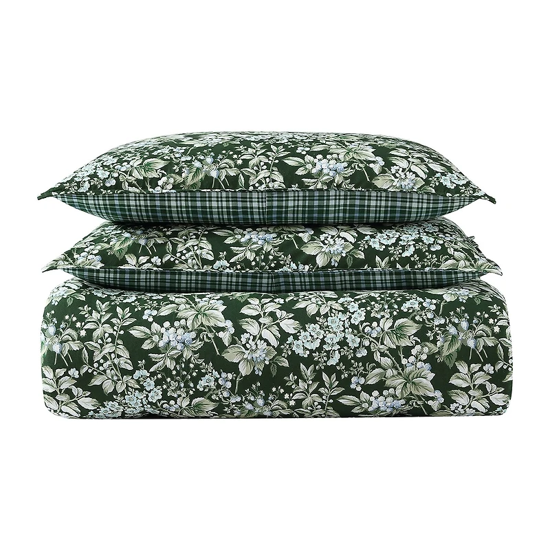 Laura Ashley Bramble Floral 7-pc. Midweight Comforter Set