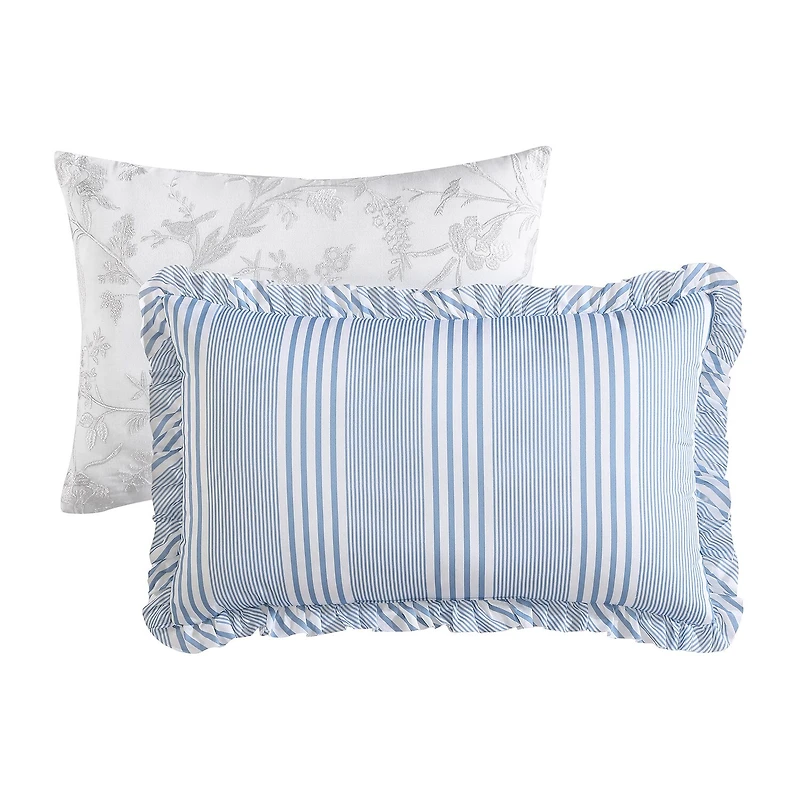 Laura Ashley Branch Toile 7-pc. Midweight Comforter Set