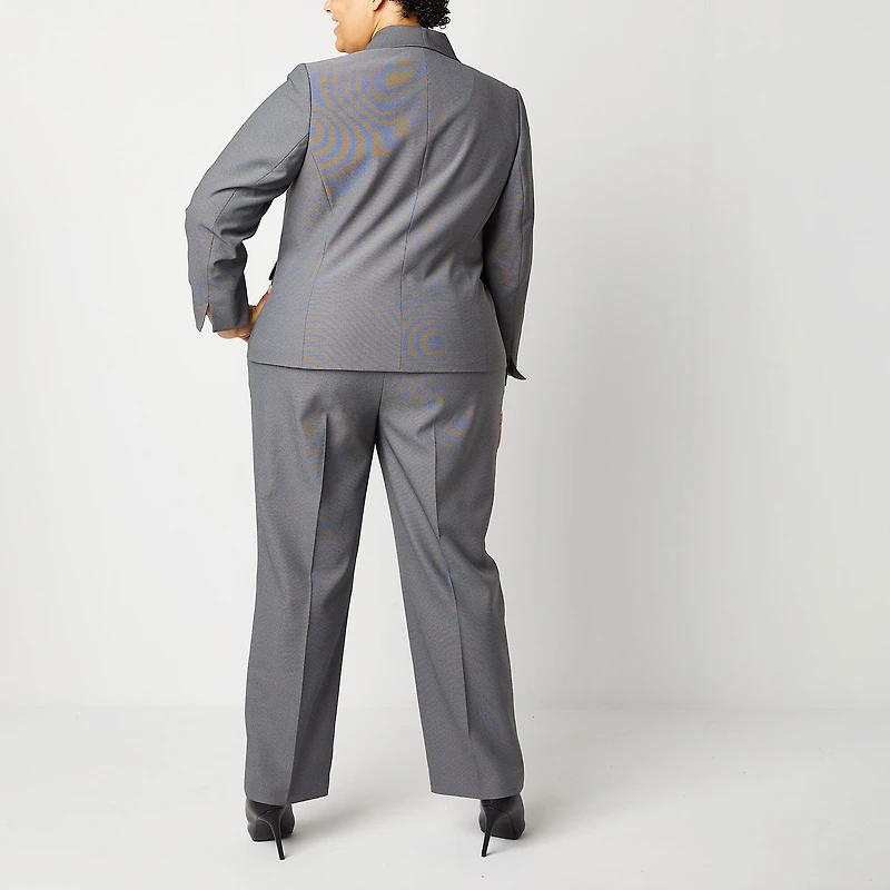Le Suit Straight Leg Womens-Plus 2-pc. Pant