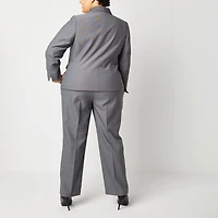 Le Suit Straight Leg Womens-Plus 2-pc. Pant