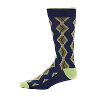 J. Ferrar Dress Mens 1 Pair Crew Socks