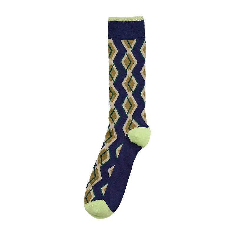 J. Ferrar Dress Mens 1 Pair Crew Socks