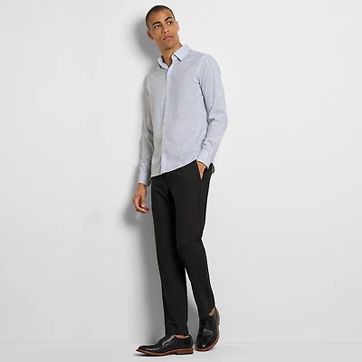 Van Heusen Soft Lux Stretch Mens Regular Fit Dress Flat Front Pant