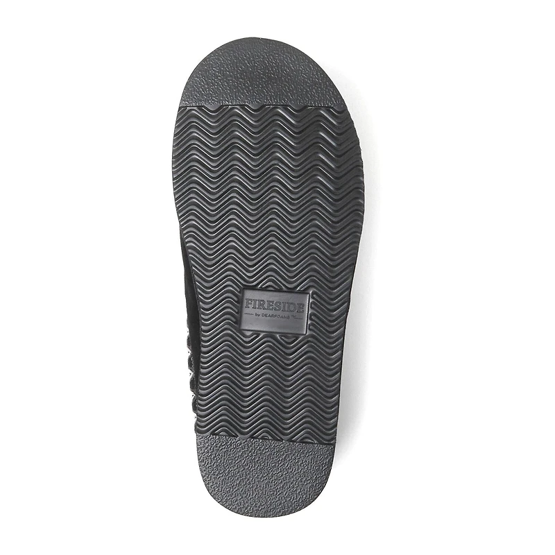 Dearfoams Grafton Mens Memory Foam Clog Slippers