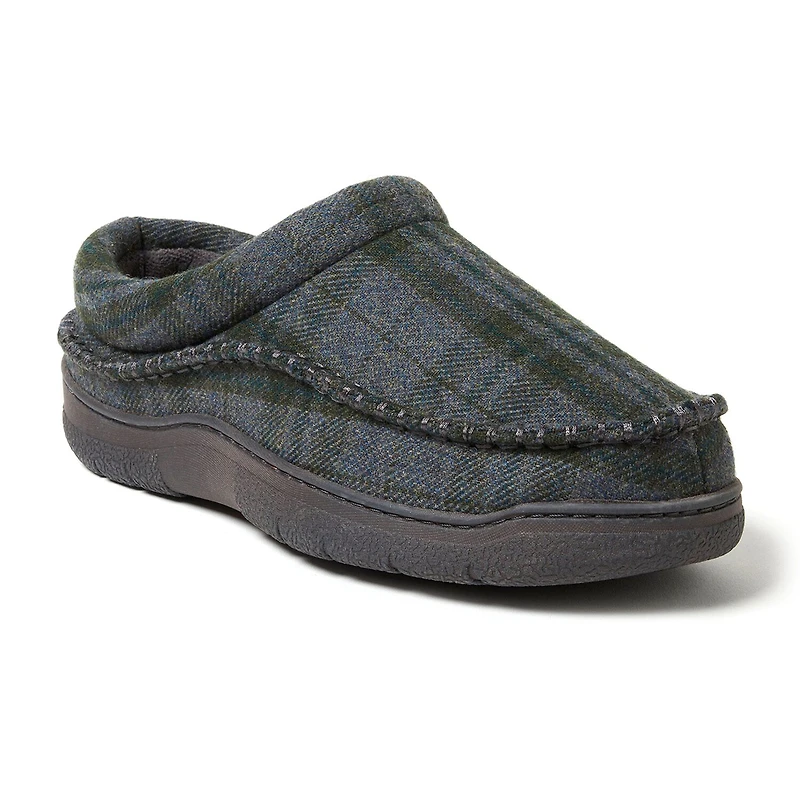 Dearfoams Thompson Mens Memory Foam Clog Slippers
