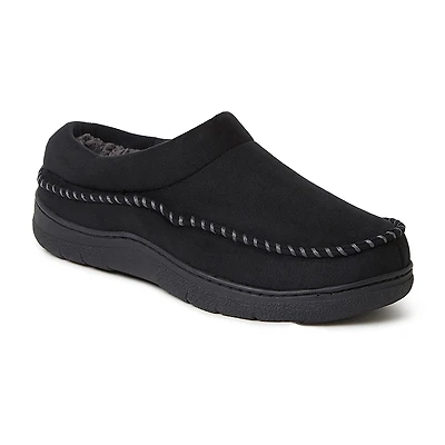 Dearfoams Thompson Mens Memory Foam Clog Slippers