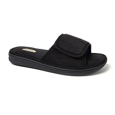 Dearfoams Collin Mens Memory Foam Slip-On Slippers