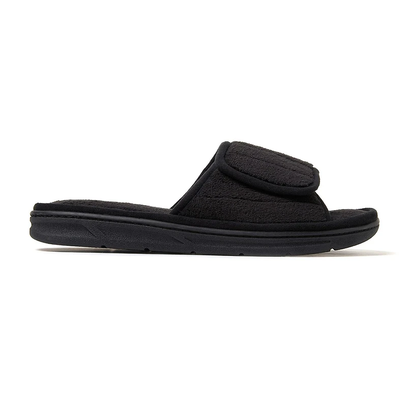 Dearfoams Collin Mens Memory Foam Slip-On Slippers