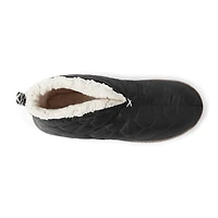 Dearfoams Warm Up Mens Memory Foam Bootie Slippers