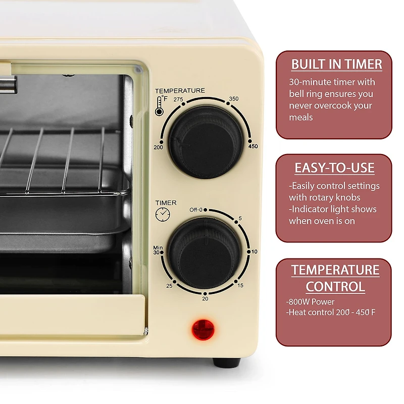 MegaChef 9 Liter Toaster Oven