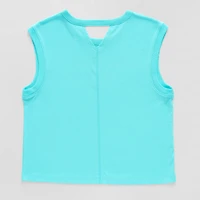 Xersion Little & Big Kid Girls Crew Neck Short Sleeve Muscle T-Shirt