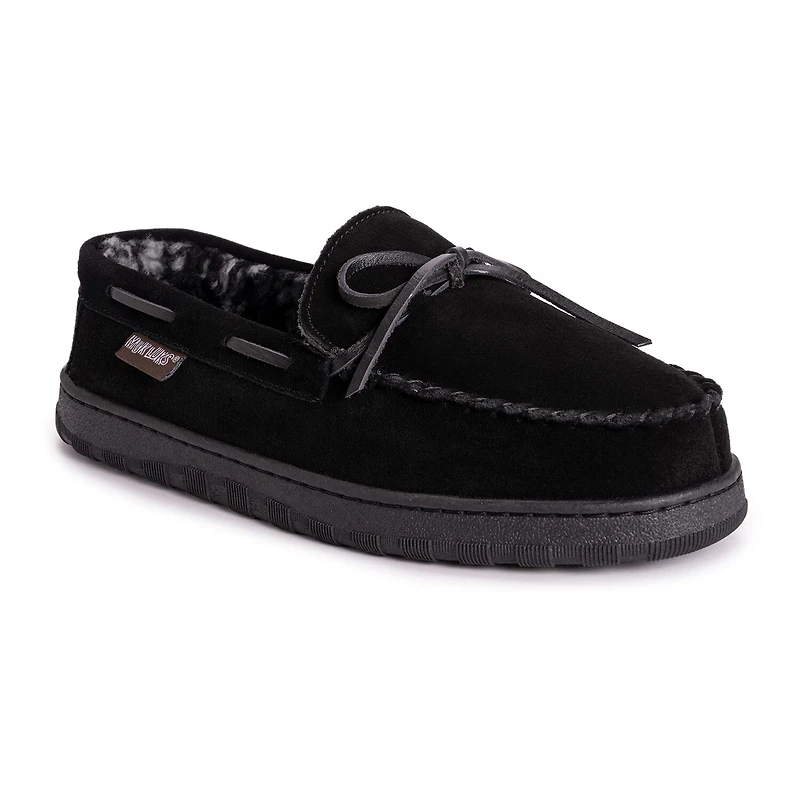 Muk Luks Paul Printed Mens Moccasin Slippers