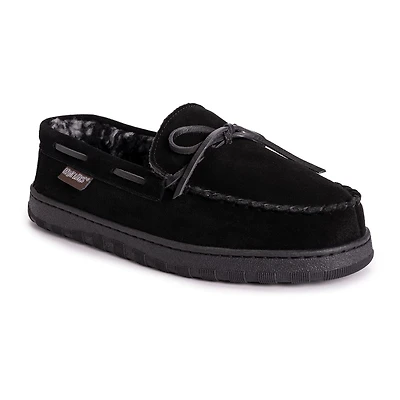 Muk Luks Paul Printed Mens Moccasin Slippers
