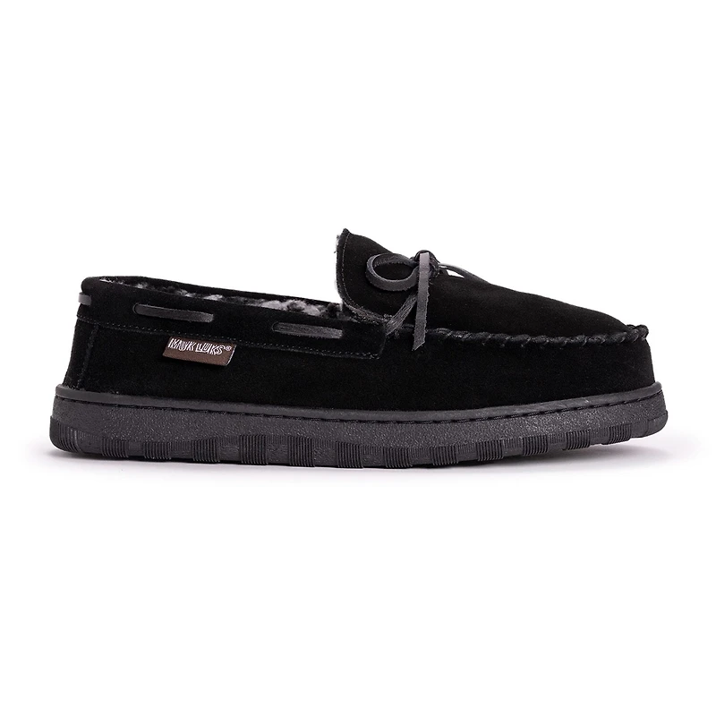 Muk Luks Paul Printed Mens Moccasin Slippers