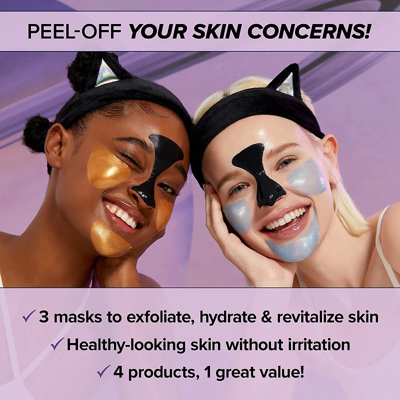 I Dew Care Astro Kitten Peel Off Mask & Headband Set ($40 Value)