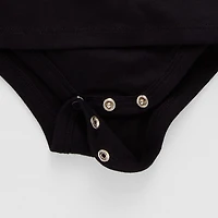 Thereabouts Little & Big Kid Girls Crew Neck Short Sleeve Adaptive Rib Bodysuit