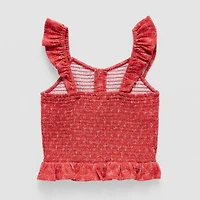 Thereabouts Little & Big Kid Girls V Neck Sleeveless Tank Top