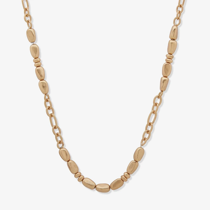 a.n.a Womens Stainless Steel 20 Inch Collar Necklace