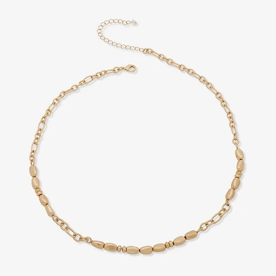 a.n.a Womens Stainless Steel 20 Inch Collar Necklace