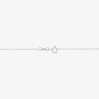 Butterfly Womens Genuine Pink Sterling Silver Butterfly 18 Inch Pendant Necklace