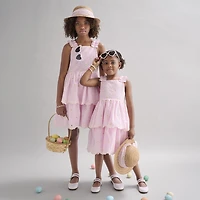 Blueberi Boulevard Toddler Girls Sleeveless A-Line Dress