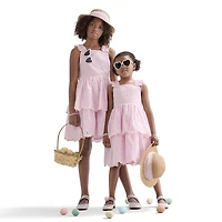 Blueberi Boulevard Toddler Girls Sleeveless A-Line Dress