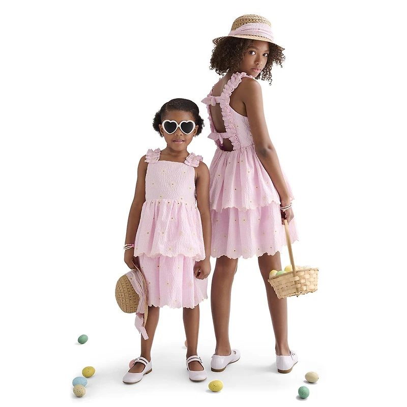 Blueberi Boulevard Toddler Girls Sleeveless A-Line Dress