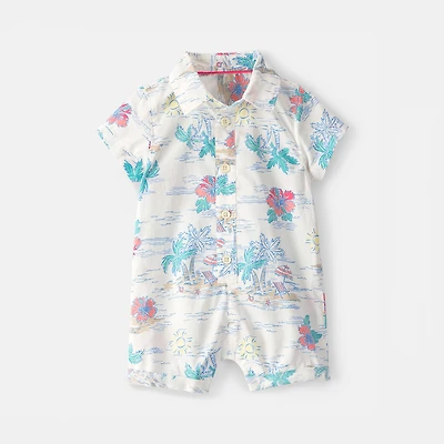 Carter's Baby Boys Short Sleeve Romper