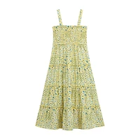 by&by girl Big Kid Girls Floral 2-pc. Dress Set