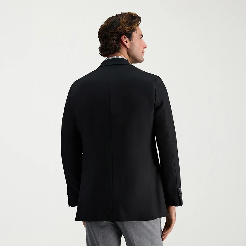 Haggar The Active Series Tailored Mens Stretch Fabric Modern Fit Sport Coat