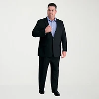 Haggar JMH Premium Stretch Sharkskin Mens Big Fabric Classic Fit Flat Front Suit Pant