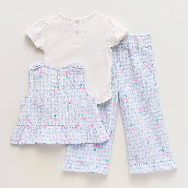 Little Lass Baby Girls 4-pc. Pant Set