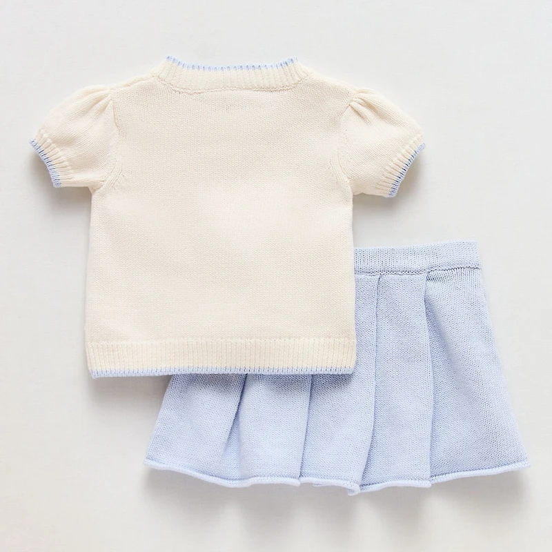 Little Lass Baby Girls 3-pc. Skirt Set