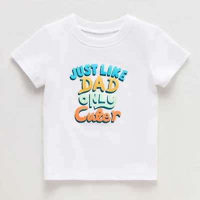 Okie Dokie Baby Boys Round Neck Short Sleeve Regular Fit Graphic T-Shirt