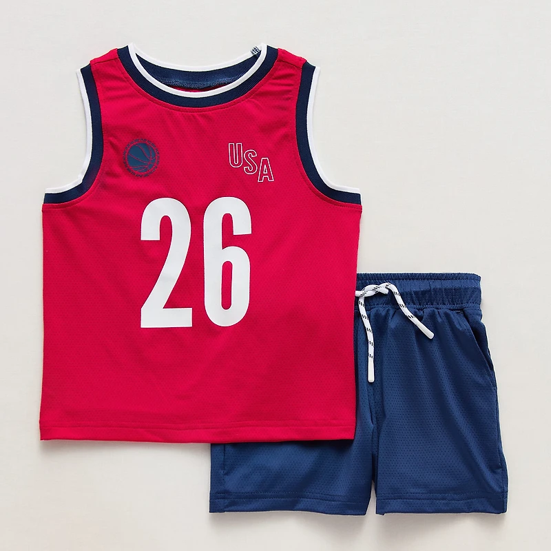 Okie Dokie Toddler & Little Boys 2-pc. Short Set